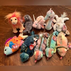 Lot of 10 Ty Beanie Babies Teeny bonus. Pet free and smoke free home.